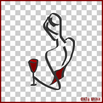 SVG Woman with wine SVG Woman with wine