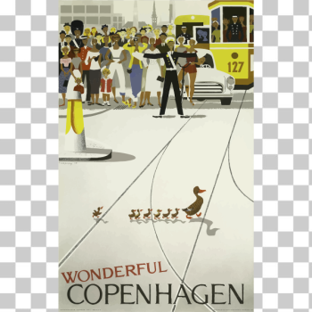 SVG Wonderful Copenhagen vintage travel image SVG Wonderful Copenhagen vintage travel image