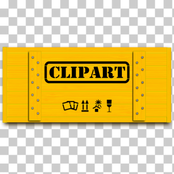 SVG Wooden box for clipart vector image SVG Wooden box for clipart vector image