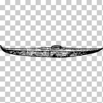 SVG Wooden kayak vector drawing SVG Wooden kayak vector drawing
