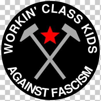 SVG Working class kids against racism vector image SVG Working class kids against racism vector image