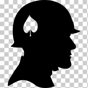 SVG World War II soldier portrait vector clip art SVG World War II soldier portrait vector clip art