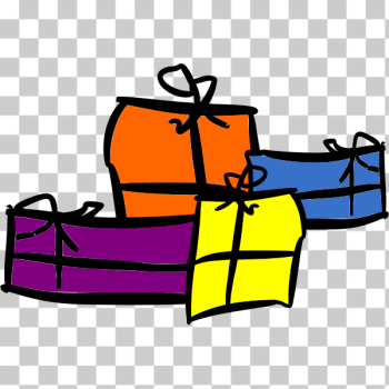 SVG Xmas presents SVG Xmas presents