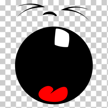 SVG Yawning face SVG Yawning face
