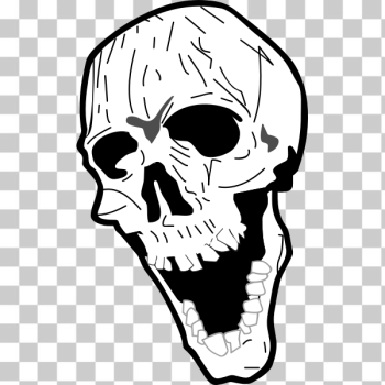 SVG Yawning skull SVG Yawning skull