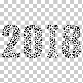 SVG Year Of The Dog 2018 Dotted Pattern SVG Year Of The Dog 2018 Dotted Pattern