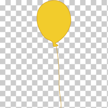 SVG Yellow balloon SVG Yellow balloon