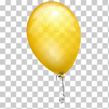 SVG Yellow balloon vector image SVG Yellow balloon vector image