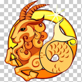 SVG Yellow capricorn image SVG Yellow capricorn image