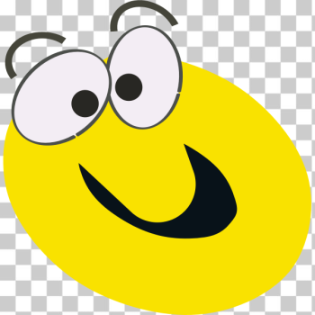 SVG Yellow cartoon smiley vector clip art SVG Yellow cartoon smiley vector clip art