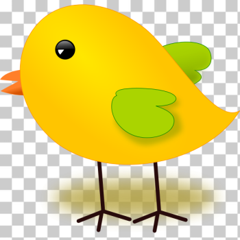 SVG Yellow chick vector image SVG Yellow chick vector image
