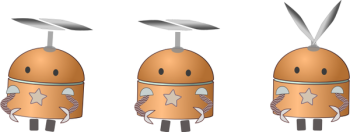 SVG yellow chrome robot SVG yellow chrome robot