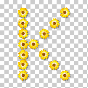 SVG Yellow letter K SVG Yellow letter K