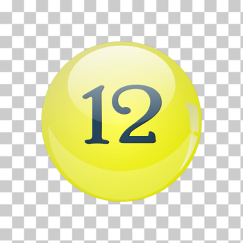 SVG Yellow lotto ball SVG Yellow lotto ball