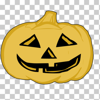SVG Yellow pumpkin lantern vector illustration SVG Yellow pumpkin lantern vector illustration