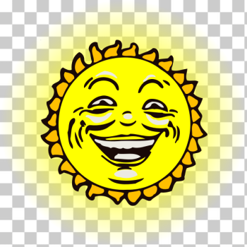 SVG Yellow smiling sun SVG Yellow smiling sun