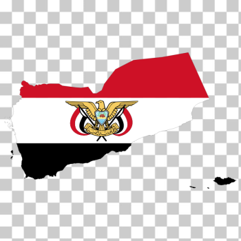 SVG Yemen map flag
