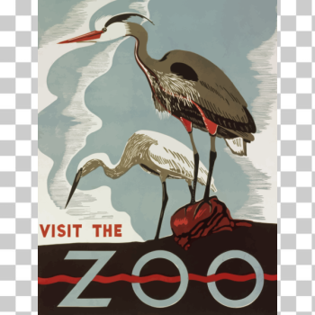 SVG Zoo poster vector image SVG Zoo poster vector image