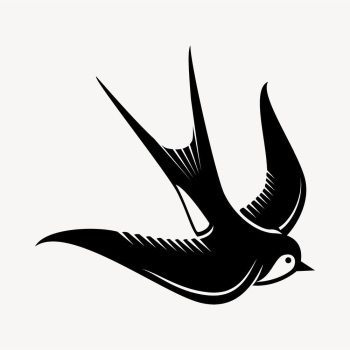Swallow bird clipart, animal illustration | Free Vector - rawpixel Swallow bird clipart, animal illustration | Free Vector - rawpixel