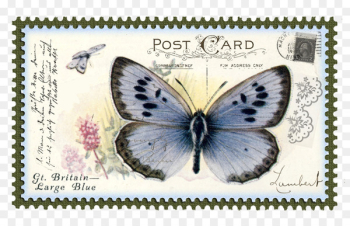 Swallowtail butterfly Postage Stamps Paper First day of issue - post stamp 