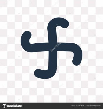 Swastika Vector Icon Isolated Transparent Background Swastika ...