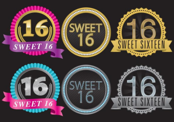 Sweet 16 Badges Sweet 16 Badges