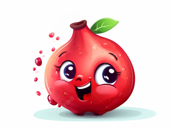 Sweet Character Pomegranate Cartoon Character Animation, Cartoon Art Pomegranate PNG Transparent Image and Clipart for Free Download