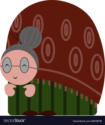 Sweet grandma vector image Sweet grandma vector image