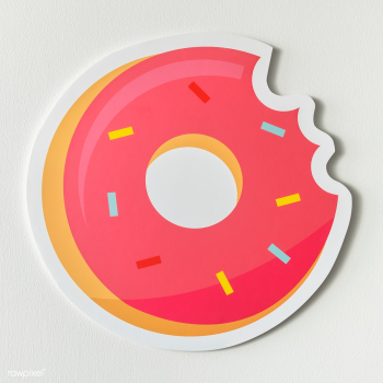 Sweet pink pastry doughnut icon | Free stock photo - 402375 Sweet pink pastry doughnut icon | Free stock photo - 402375