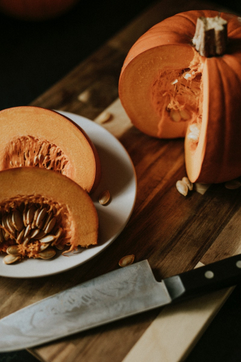 Sweet pumpkin slices Thanksgiving food photography Sweet pumpkin slices Thanksgiving food photography
