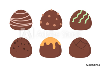 Sweet tasty chocolate truffle set Sweet tasty chocolate truffle set