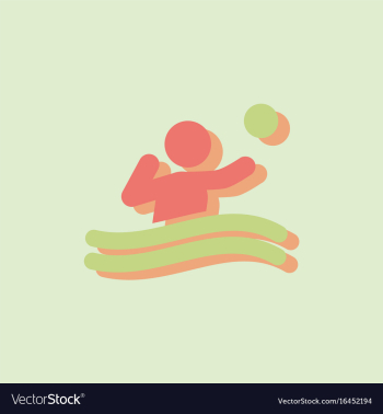 Swimming water polo players water polo match vector image Swimming water polo players water polo match vector image