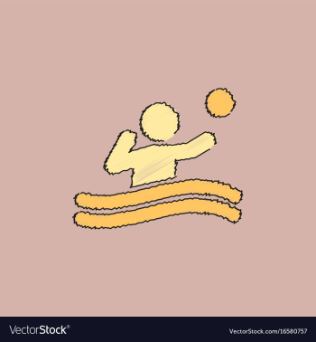 Swimming water polo players water polo match vector image Swimming water polo players water polo match vector image