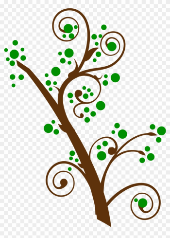 Swirl Tree Png Transparent Image - Tree Design In Png