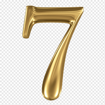 Symbol graphy Three-dimensional space Illustration, Golden Stereo Digital 7, image File Formats, golden Frame, digital Clock png