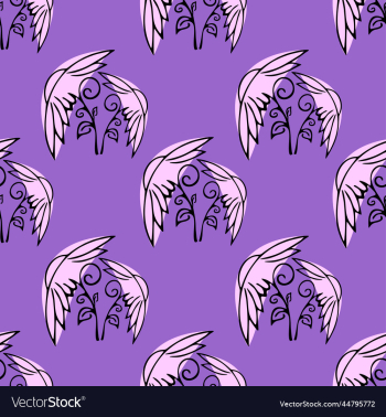 symmetrical seamless floral pattern black graphic