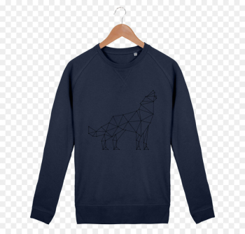 T-shirt Bluza Collar Bag Sleeve - Geometric Wolf 