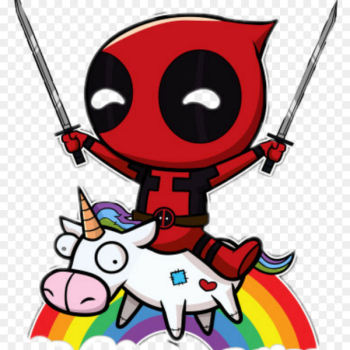 T-shirt Deadpool Clothing Unicorn - deadpool unicorn 