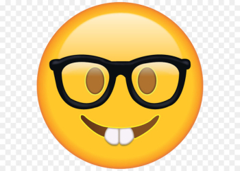 T-shirt Emoji domain Nerd Glasses - Sunglasses Emoji PNG Clipart 
