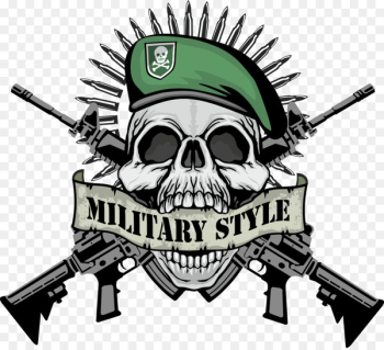 T-shirt Firearm Skull - vector guns skull print 