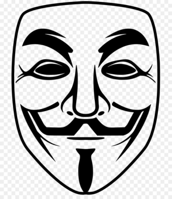 T-shirt Guy Fawkes mask Anonymous V for Vendetta - anonymous mask 