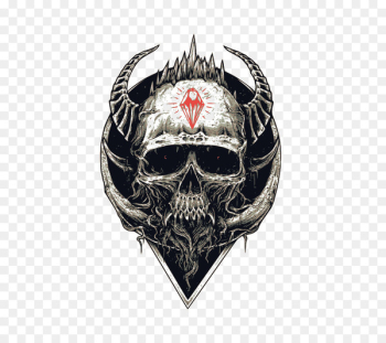 T-shirt Skull Devil Hoodie Spreadshirt - skull 