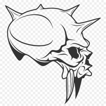 T-shirt Skull Illustration - Warcraft Skull 