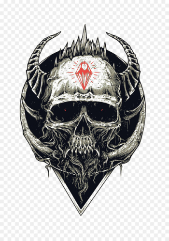 T-shirt Skull Skeleton - skulls 