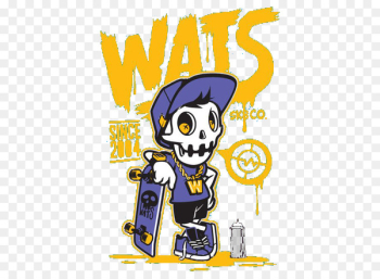T-shirt u9ab7u9ac5 Illustration - Skull 