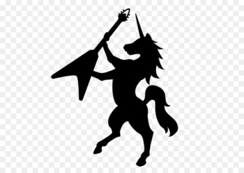T-shirt Unicorn Rock and roll - T-shirt T-shirt Unicorn Rock and roll - T-shirt