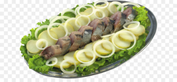 Table Barbecue Fish Food presentation Dressed herring - table 