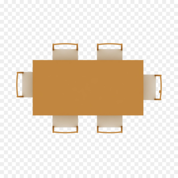 Table Dining room Chair Floor Matbord - top view png download ...