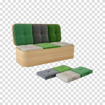 Table Dining room Furniture Living room Chair, Multi-colored with a soft sofa transparent background PNG clipart