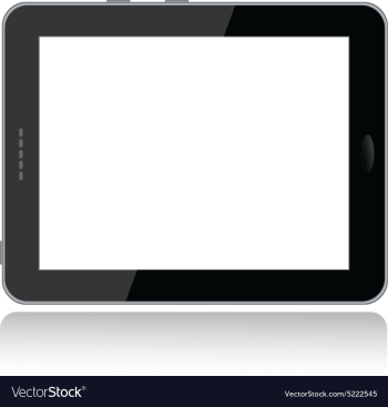 Tablet-pc vector image Tablet-pc vector image